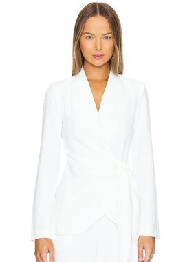 Amanda Uprichard Vera Blazer in Ivory